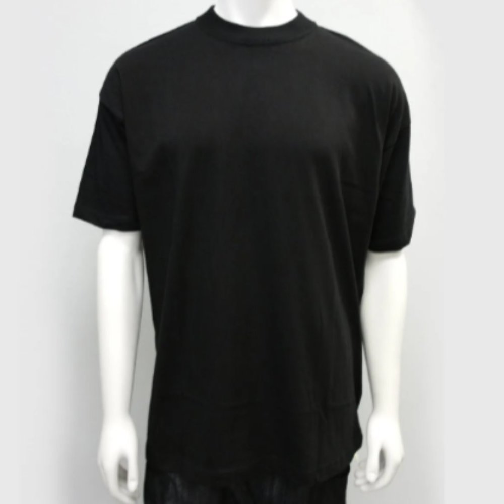Gemrock Plain Crew Neck Tee Color: Black